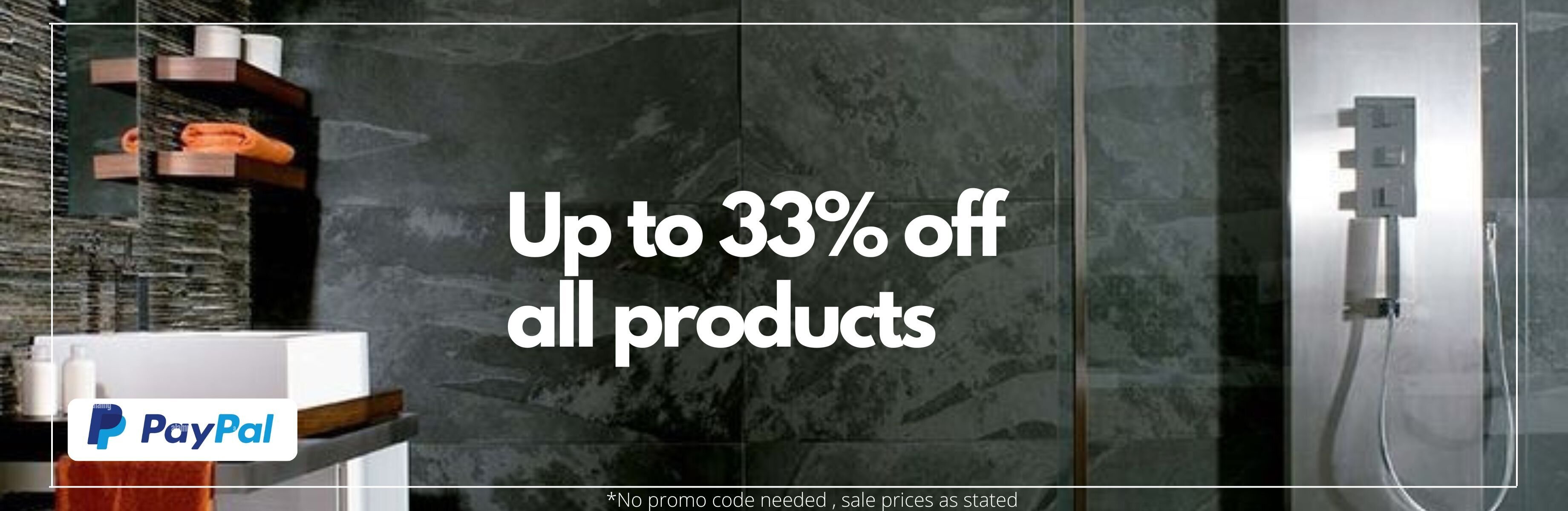 Up to 33% Off all products